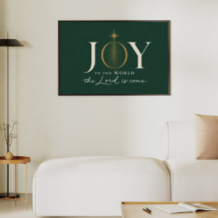 Affiche JOIE POUR LE MONDE Noël chrétien
