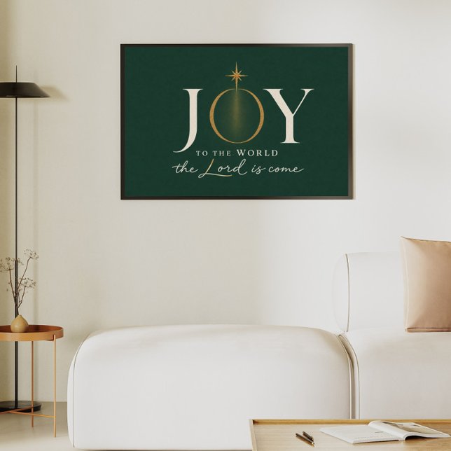 Affiche JOIE POUR LE MONDE | Noël chrétien (Créateur téléchargé)