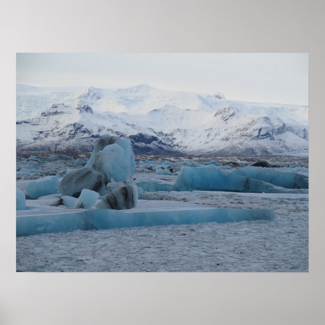 Affiche Jökulsárlón Islande (Devant)