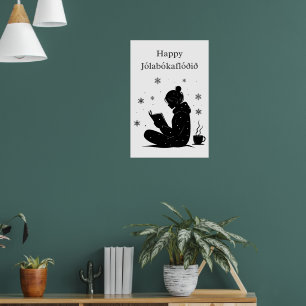 Affiche Jólabókaflóð – Déferlante de livres islandaise, ca
