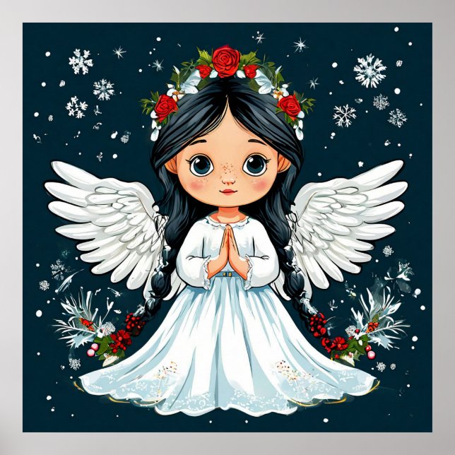 Affiche Joli ange de la Saint-Valentin (Devant)