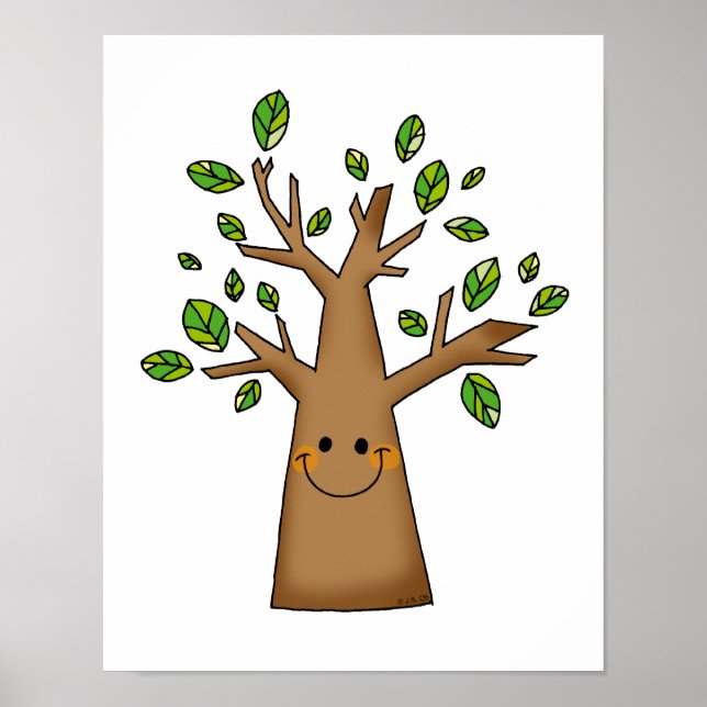 Affiche joli arbre (Devant)