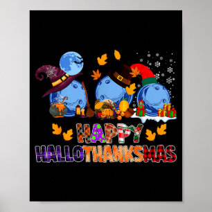 Affiche Joli Bowling Hallothanksmas Halloween Thanksgiving