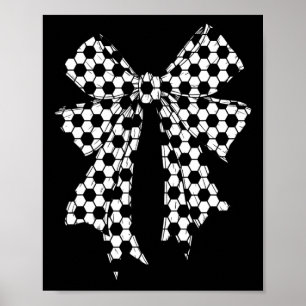 Affiche Joli Byll de football coquet Bow pour femmes Fille