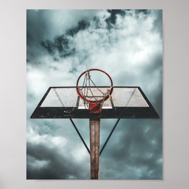 Affiche Joli cadeau de basket-ball (Devant)