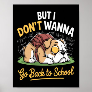 Affiche Joli chien de compagnie ne veut pas retourner à l'
