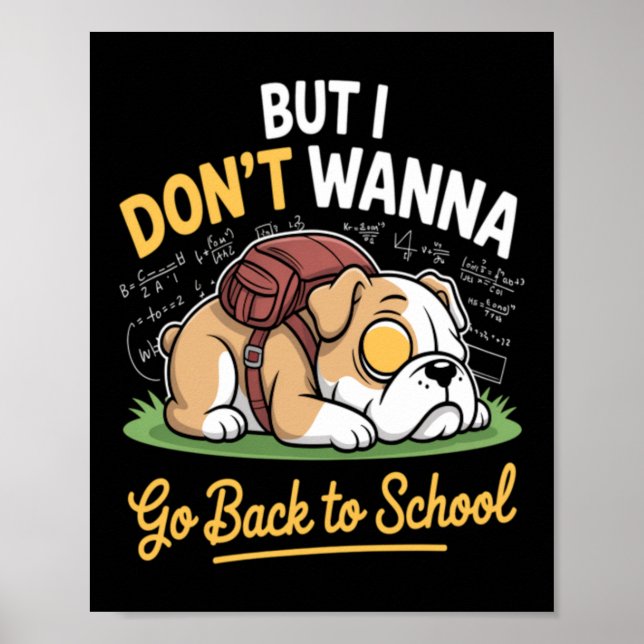 Affiche Joli chien de compagnie ne veut pas retourner à l' (Devant)