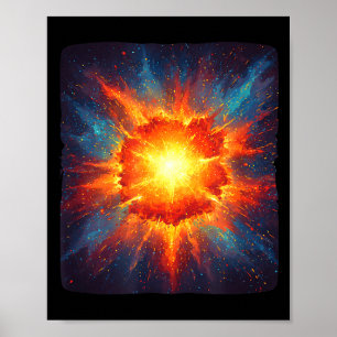 Affiche Joli Costume Graphique Supernova Coloré Pour Garço