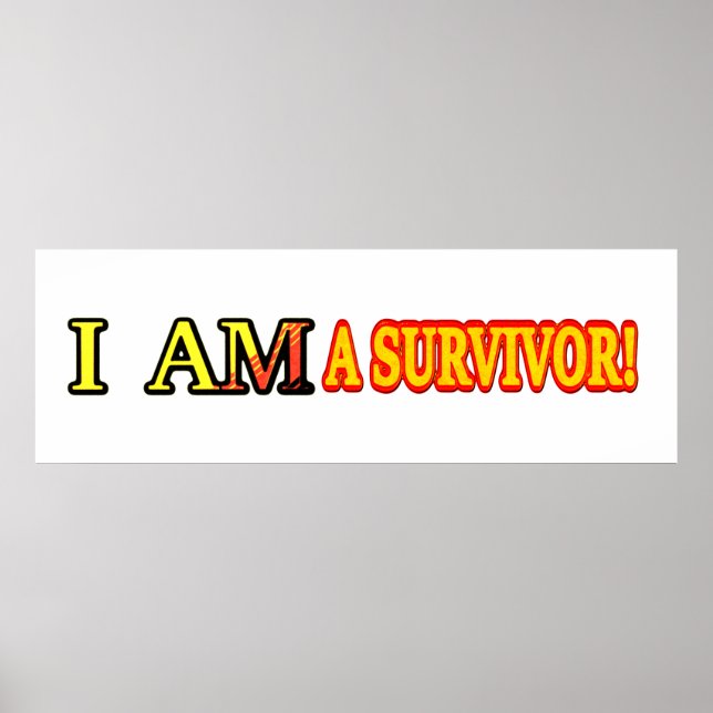Affiche Joli dessin "SURVIVOR". Commandez dès maintenant  (Devant)