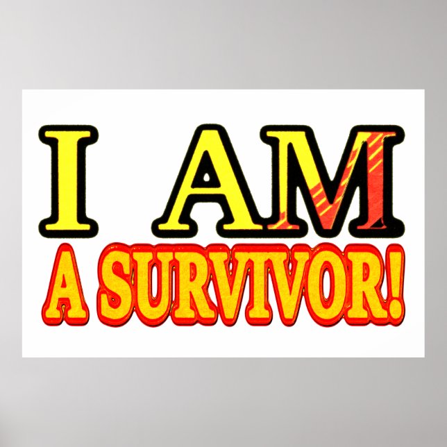 Affiche Joli dessin "SURVIVOR". Commandez dès maintenant  (Devant)