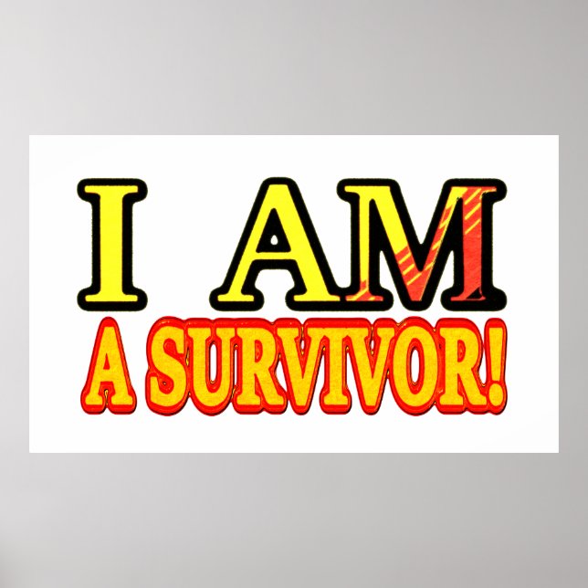 Affiche Joli dessin "SURVIVOR". Commandez dès maintenant  (Devant)