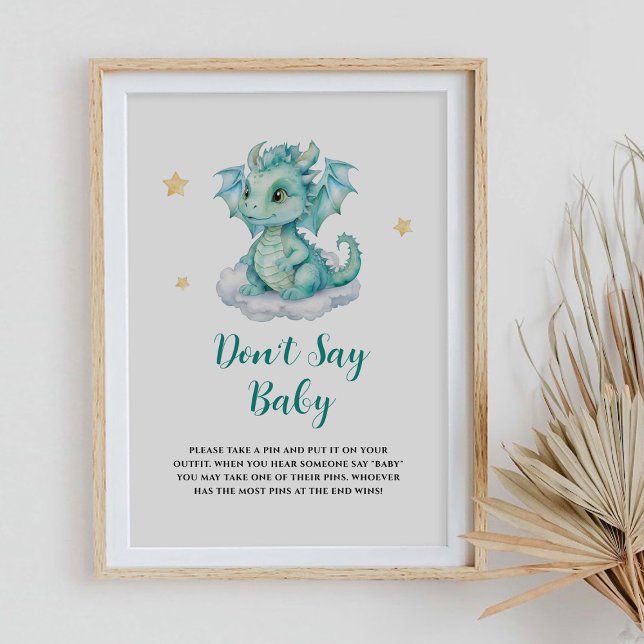 Affiche Joli Dragon N'appelle pas Bébé (Créateur téléchargé)