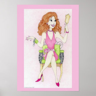 Affiche Joli en rose