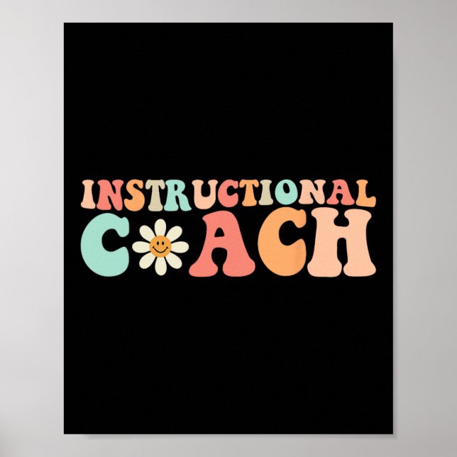 Affiche Joli équipage de coach pédagogique groovy rétro re (Devant)
