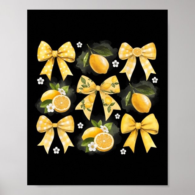 Affiche Joli Facile Facile Arc Lemon Squeezy Bonjour Été (Devant)