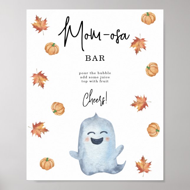 Affiche Joli fantôme - bar mom-osa (Devant)