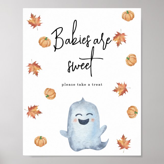 Affiche Joli fantôme - Les bébés sont mignons  (Devant)