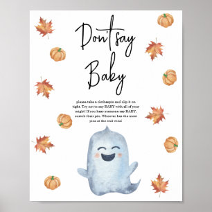 Affiche Joli fantôme - Ne dites pas bébé