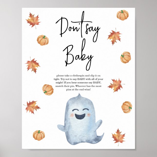 Affiche Joli fantôme - Ne dites pas bébé (Devant)