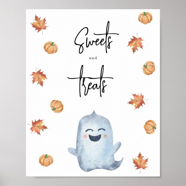 Affiche Joli fantôme - Sucreries et friandises (Devant)