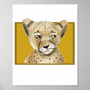 Affiche Joli guépard