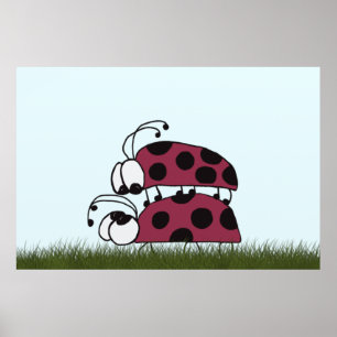 Affiche Joli Ladybug Art Intitulé Vous Êtes Mon Rock