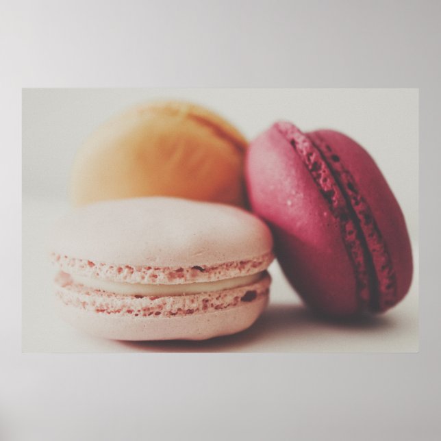 Affiche Joli Macaron français (Devant)