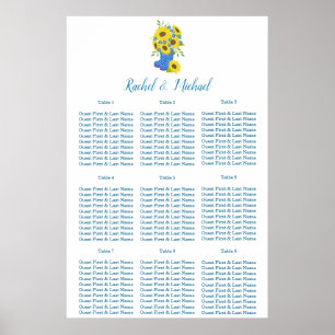 Affiche Joli Mariage de charme Sunflower