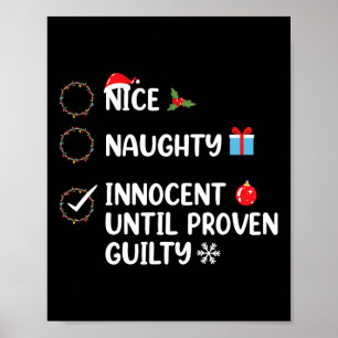 Affiche Joli Méchant Innocent jusqu'à preuve du contraire