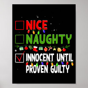 Affiche Joli Méchant Innocent jusqu'à preuve du contraire 