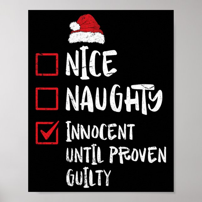 Affiche Joli Méchant Innocent jusqu'à preuve du contraire  (Devant)