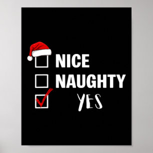 Affiche Joli méchant oui - Drôle de Père Noël Noël