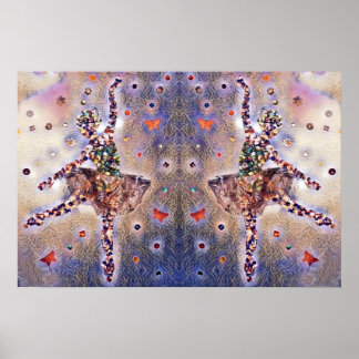 Affiche Joli Mignonne Purple Mince Danseur
