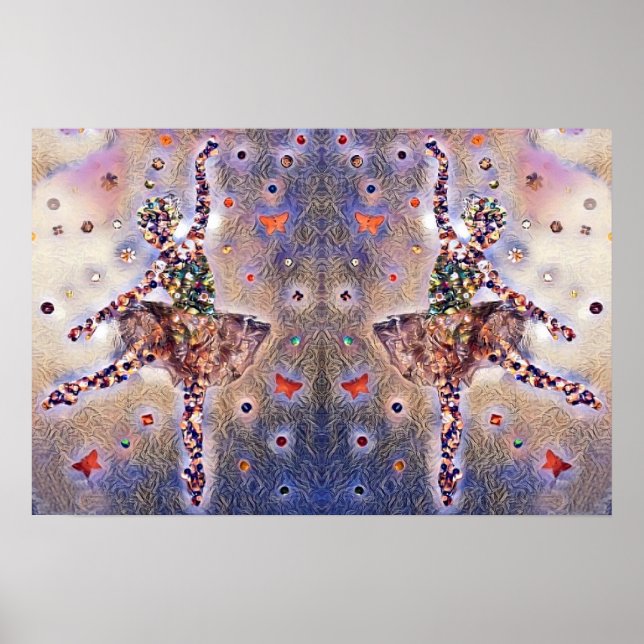 Affiche Joli Mignonne Purple Mince Danseur (Devant)