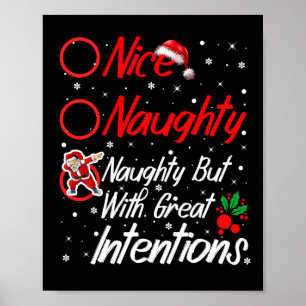 Affiche Joli Naughty Naughty Mais Avec De Grandes Intentio