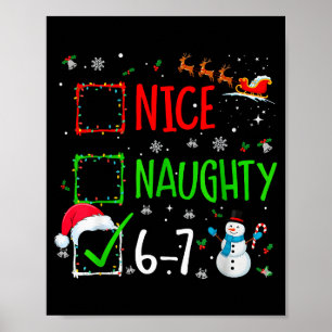Affiche Joli Noël Gentil Mauvais 6-7 Bonhomme de Neige Fêt