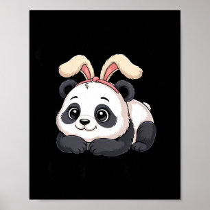 Affiche Joli Panda Lapin Certains Lapin T'aime 
