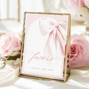 Affiche Joli panneau de table pour cadeaux de baby shower
