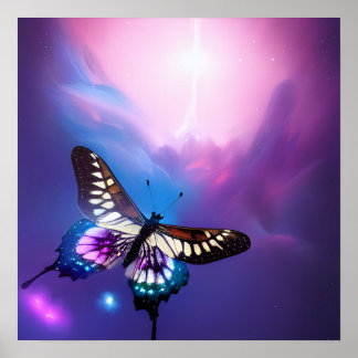 Affiche Joli papillon Sky