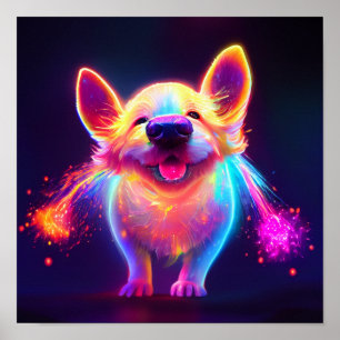 Affiche Joli petit chiot mignon