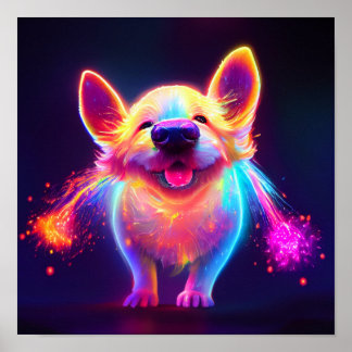 Affiche Joli petit chiot mignon