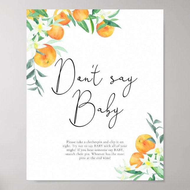 Affiche Joli petit coeur Ne dis pas bébé (Devant)