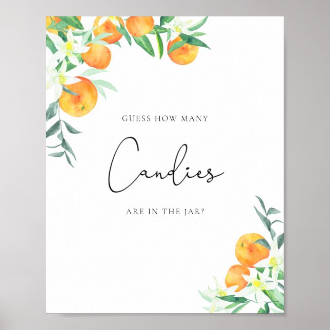 Affiche Joli petit devine combien de bonbons (Devant)