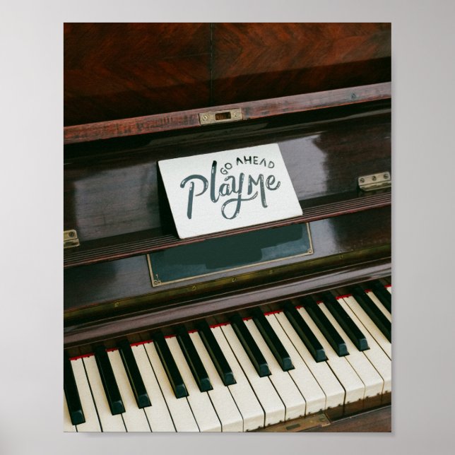 Affiche Joli piano (Devant)