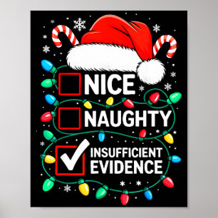 Affiche Joli sale insuffisance de preuves T-shirt drôle de