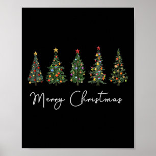 Affiche Joli sapin de Noël Fun Fun Femmes qui corresponden