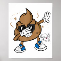 Joli T-Shirt de Caca Dabbing - Émoticon Drôle J'ai