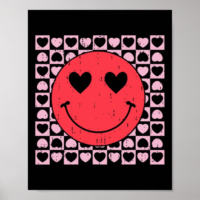 Affiche Joli visage souriant de la Saint-Valentin pour ado (Devant)