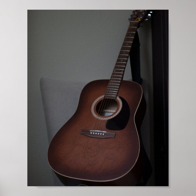Affiche Jolie basse guitare (Devant)
