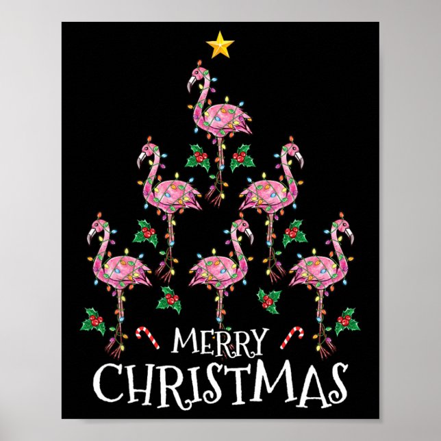 Affiche Jolie Chemise de Noël Femmes Enfants Filles Flaman (Devant)